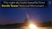 See Devils Tower National Monument From Space