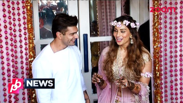 Bollywood stars at Bipasha Basu & Karan Singh Grover's mehendi ceremony - Bollywood News