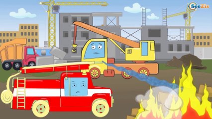 ✔ МУЛЬТИКИ МАШИНКИ! Грузовичок - новые приключения в городе. Adventures Truck in "City of Cars"