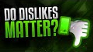 Do Dislikes Matter on YouTube? (Commentary/Rant)