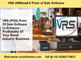 VRS UNIRetail-6 (POS) Point of Sale Software for your Big or small Businesses