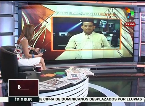 Obreros venezolanos marchan para defender la Revolución Bolivariana