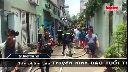 Cháy nhà cạnh lớp mầm non, cô trò tháo chạy