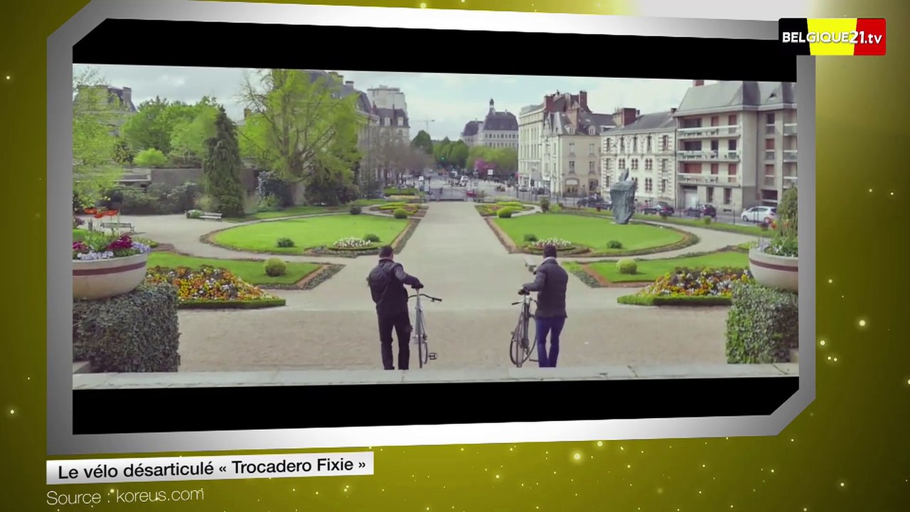 Le vélo désarticulé « Trocadero Fixie »