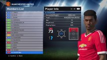 PES 2016 updated players Stats MARCUS RASHFORD, THIAGO ALCANTARA