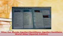 PDF  Atlas Del Mundo AguilarSantillana AguilarSantilana World Atlas Spanish Edition Download Full Ebook