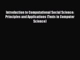 Ebook Introduction to Computational Social Science: Principles and Applications (Texts in Computer