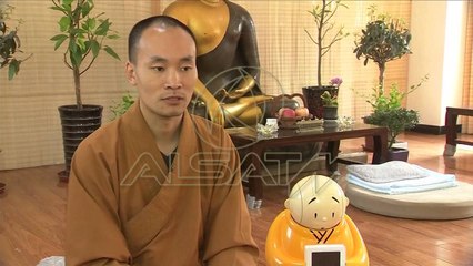 Përhapja e urtësisë budiste përmes murgut robot