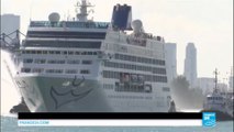 US cruise to Cuba: First voyage in decades draws protests