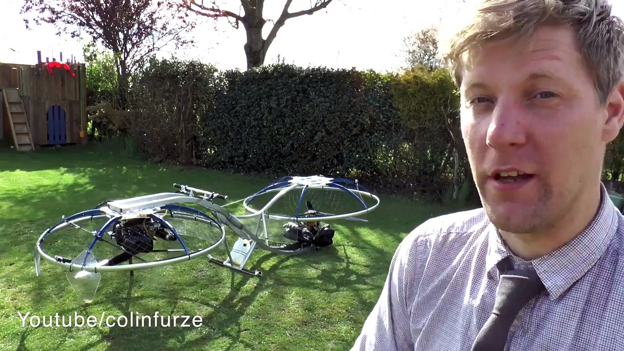 Inventor cria bicicleta voadora funcional usand...