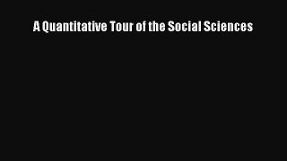 Book A Quantitative Tour of the Social Sciences Read Full Ebook