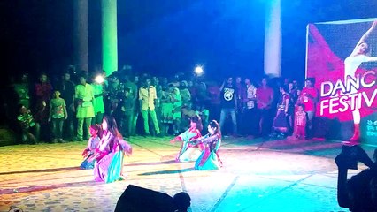 Cute little girls dance