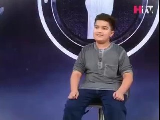 Cute Kid Propose Ayesha Omar in Waqar Zaka Show