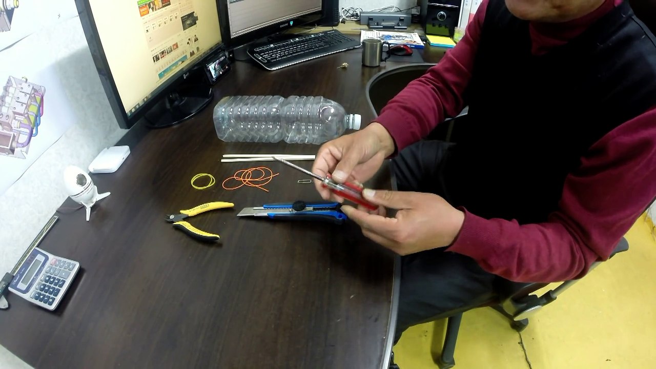 Hand Made 008 - How to make mousetrap from plastic bottle