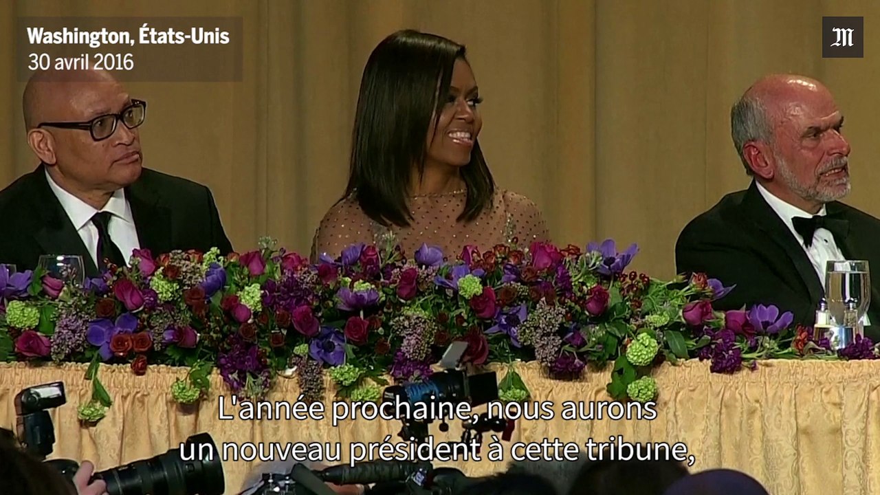Obama se moque de Trump au dîner des correspondants de la Maison Blanche