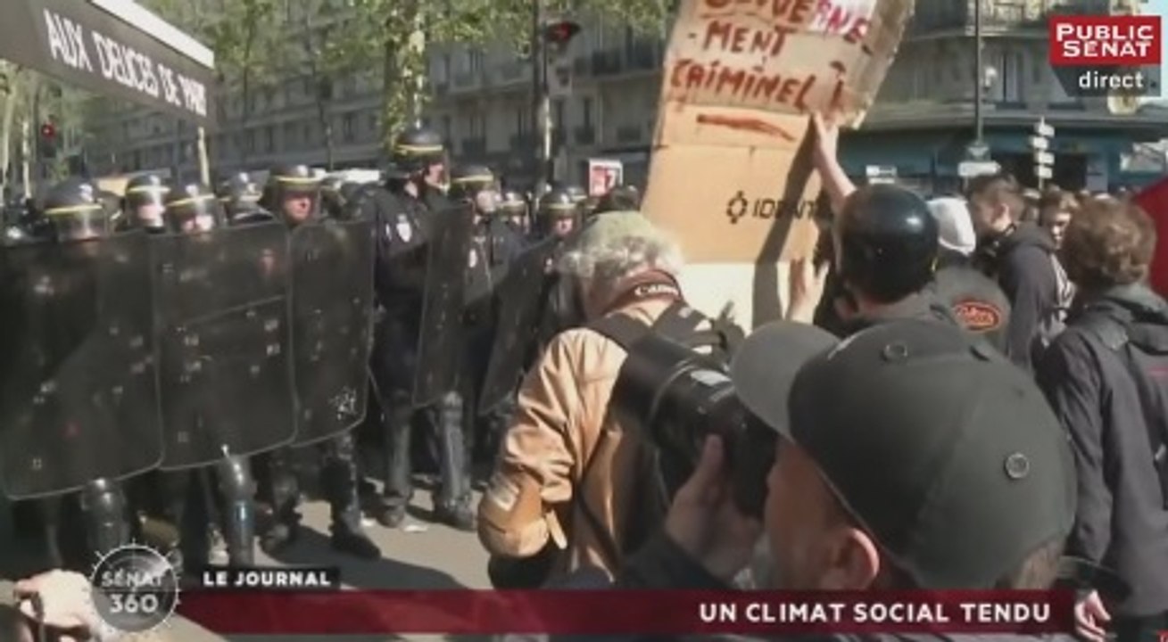 Sénat 360 : Un climat social tendu / École : Opération reconquête ? / Suite de la discussion sur la République Numérique (02/05/2016)