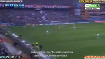 Stephan El Shaarawy Fantastic CURVE SHOOT CHANCE Genoa 0-0 Roma Serie A