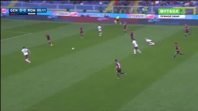 Salah GOAL (0:1) - Genoa vs AS Roma 02/5/2016