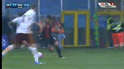 Panagiotis Tachtsidis Goal HD - Genoa 1-1 AS Roma - 02-05-2016