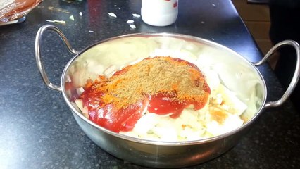 Glasgow style spiced onions