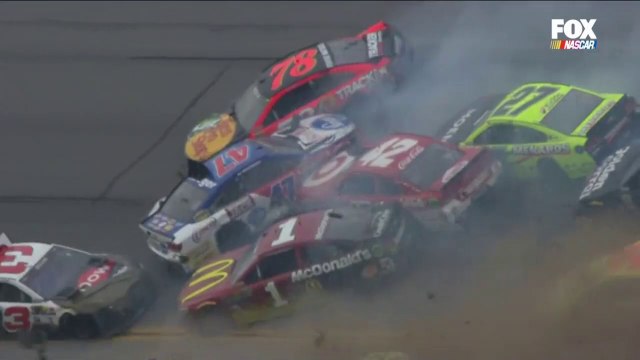 NASCAR SPRINT Cup Talladega 2016 Massive Big One
