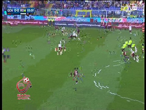 اهداف الشوط الاول لمباراة ( جنوى 1-1 روما ) الدوري الايطالي