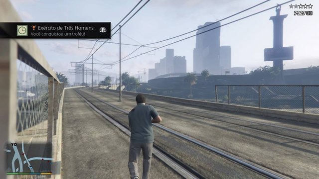GTA5 troféu EXÉRCITO DE TRÊS HOMENS