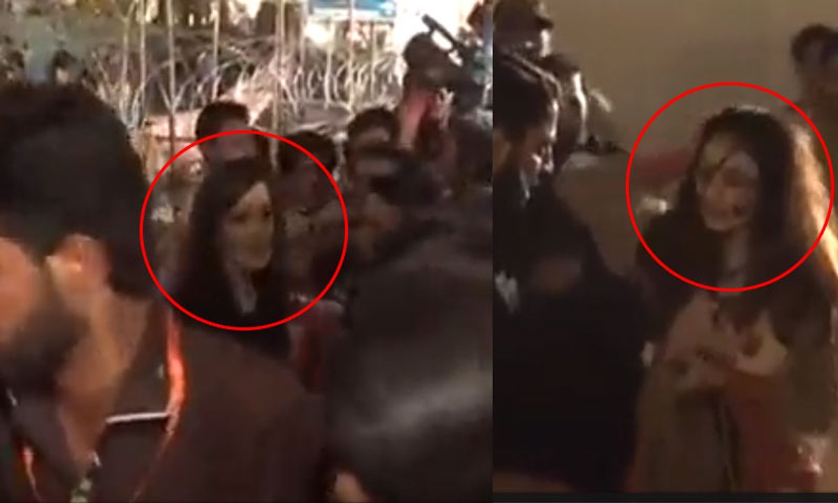 Misbehave with Girl in PTI Jalsa, another Shameful video