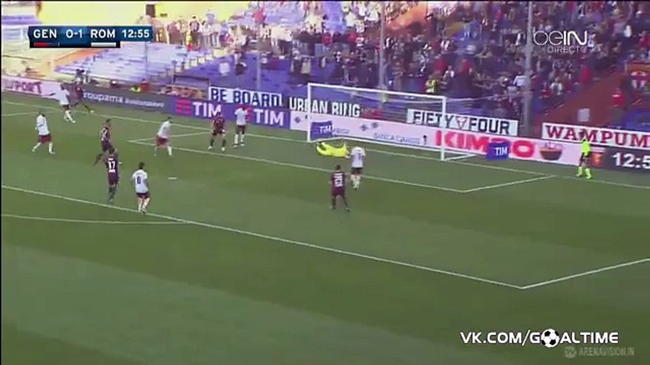 Panagiotis Tachtsidis Goal HD - Genoa 1-1 AS Roma - 02-05-2016