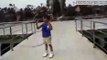 4 year old Hula-Hoop Girl, in 1 minute ring spun 160 times