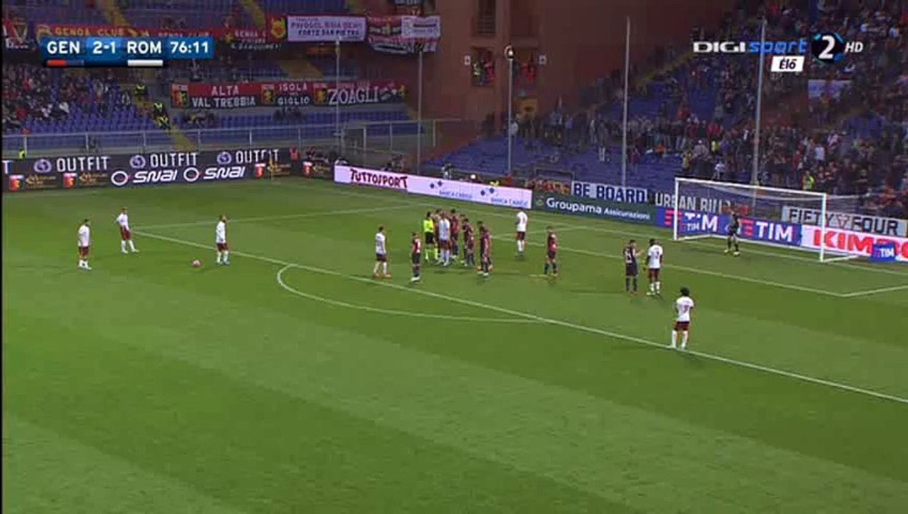 Francesco Totti Goal HD - Genoa 2-2 Roma - 02-05-2016