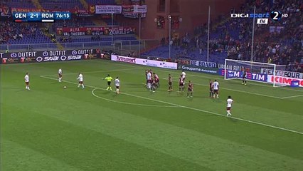 2-2 Francesco Totti Goal | Genoa 2-2 Roma Serie A