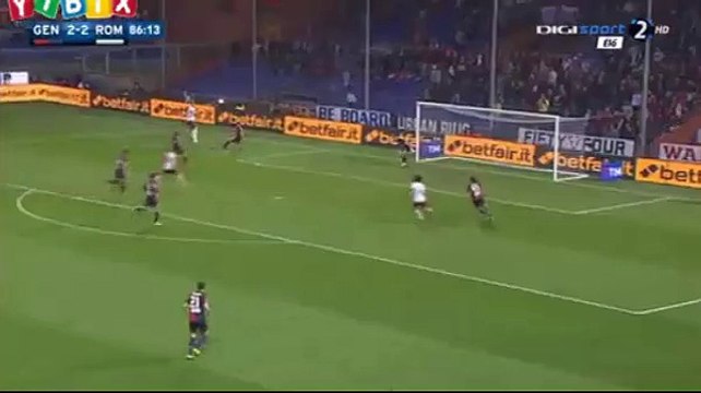 Stephan El Shaarawy Goal HD - Genoa 2-3 Roma - 02.05.2016