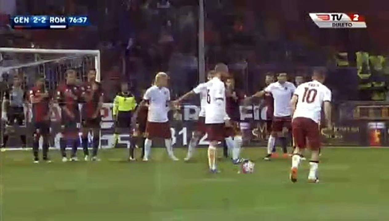 Totti GOAL (2_2) - Genoa vs AS Roma 02_05_2016