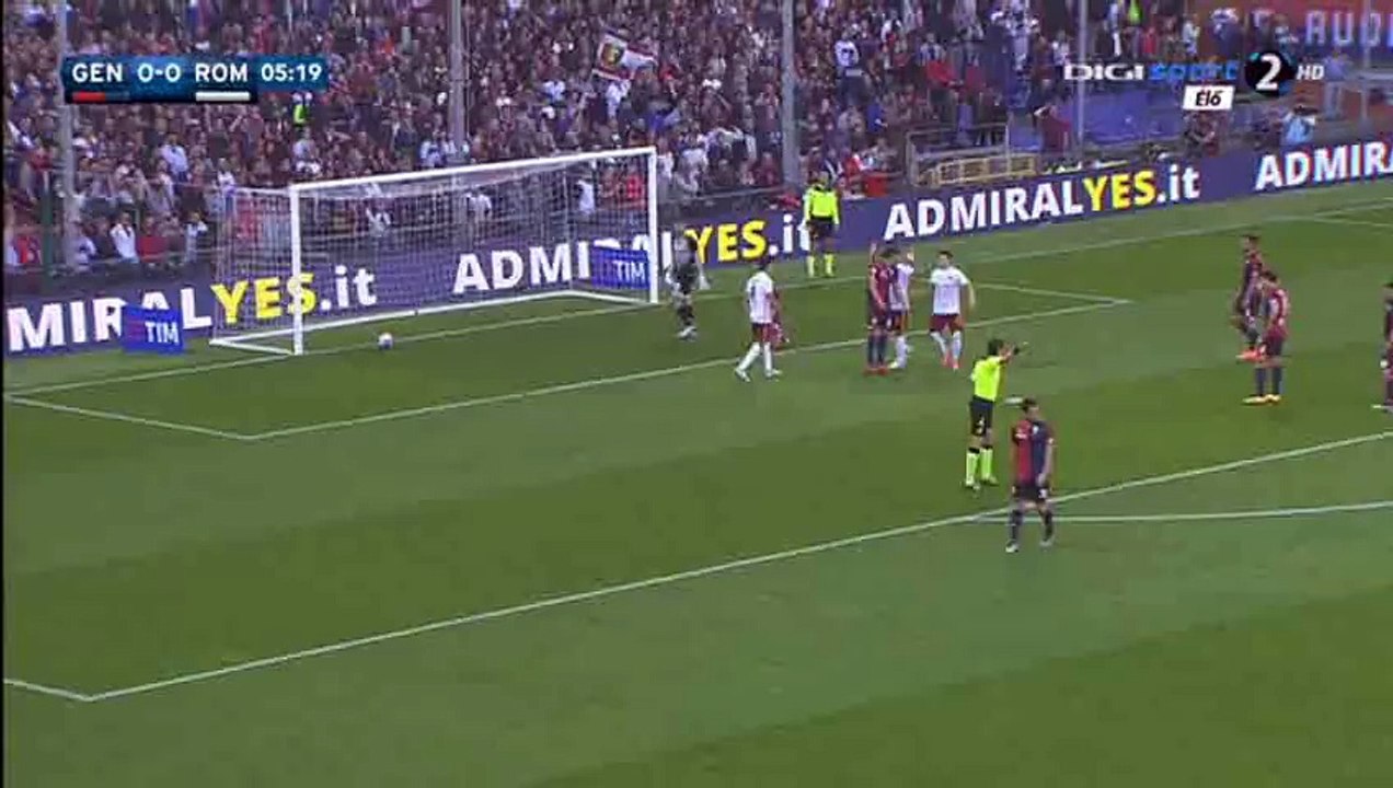 هدف محمد صلاح روما ضد جنوى