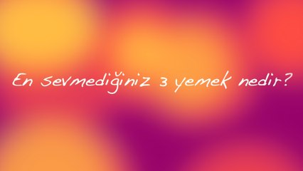 En Sevmediğiniz 3 Yemek Nedir? | Dedikoducu.tv Röportaj