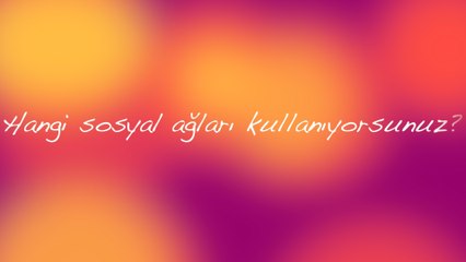 Hangi Sosyal Ağları Kullanıyorsunuz? | Dedikoducu.tv Röportaj
