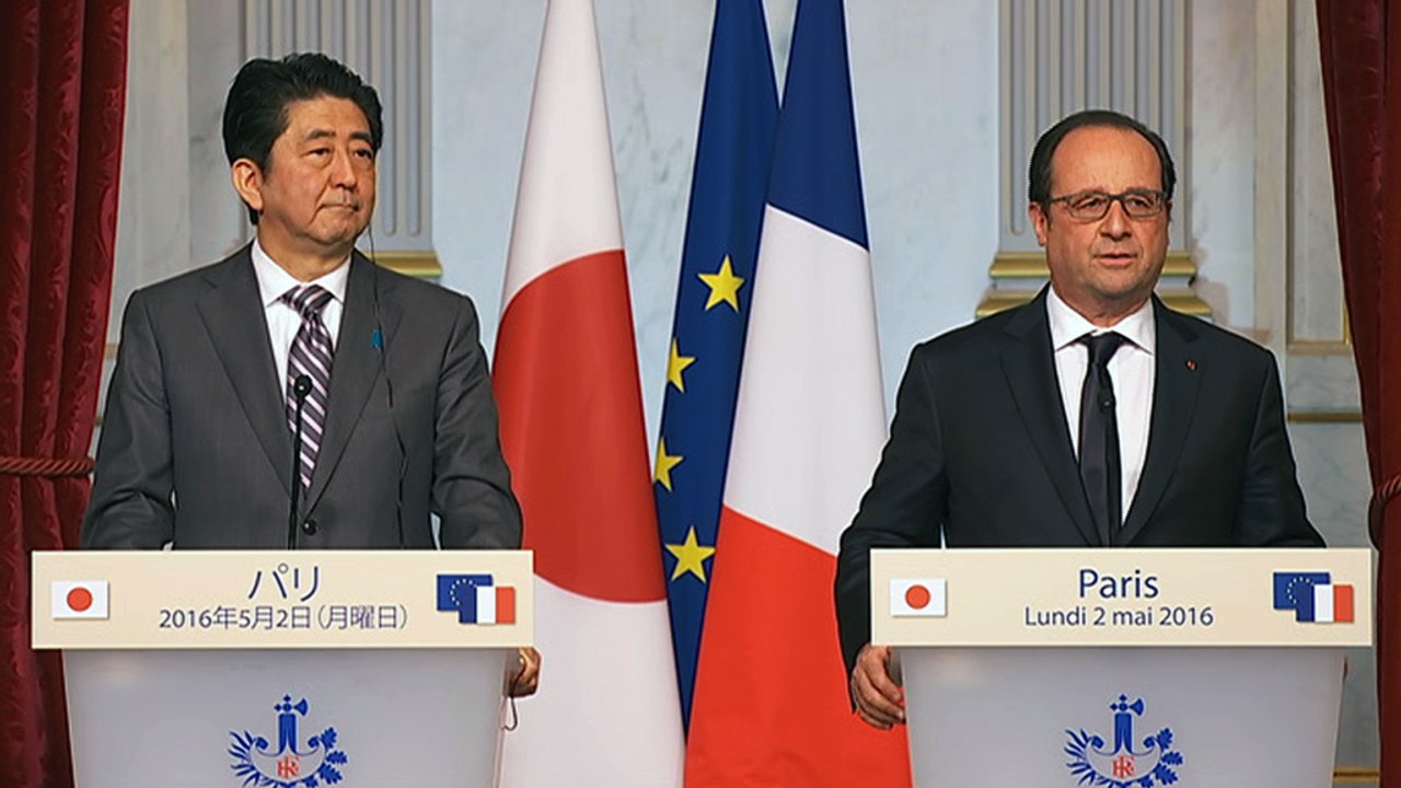 Conférence de presse conjointe avec M. Shinzo Abe, Premier ministre du Japon