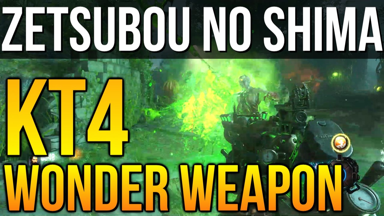 Black Ops 3 Zombies: KT4 WONDER WEAPON GUIDE - Zetsubou No Shima Easter Egg Step #4