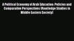 Book A Political Economy of Arab Education: Policies and Comparative Perspectives (Routledge