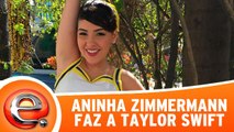Ana Zimmermann faz a Taylor Swift no dance Se Puder