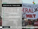 Trabajadores brasileños han logrado importantes beneficios