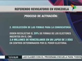 Constitución venezolana clarifica proceso de referendo revocatorio