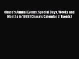 Ebook Chase's Annual Events: Special Days Weeks and Months in 1988 (Chase's Calendar of Events)