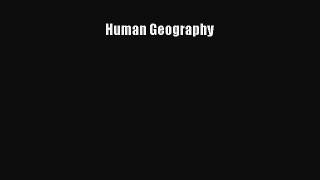 Book Human Geography Read Full Ebook