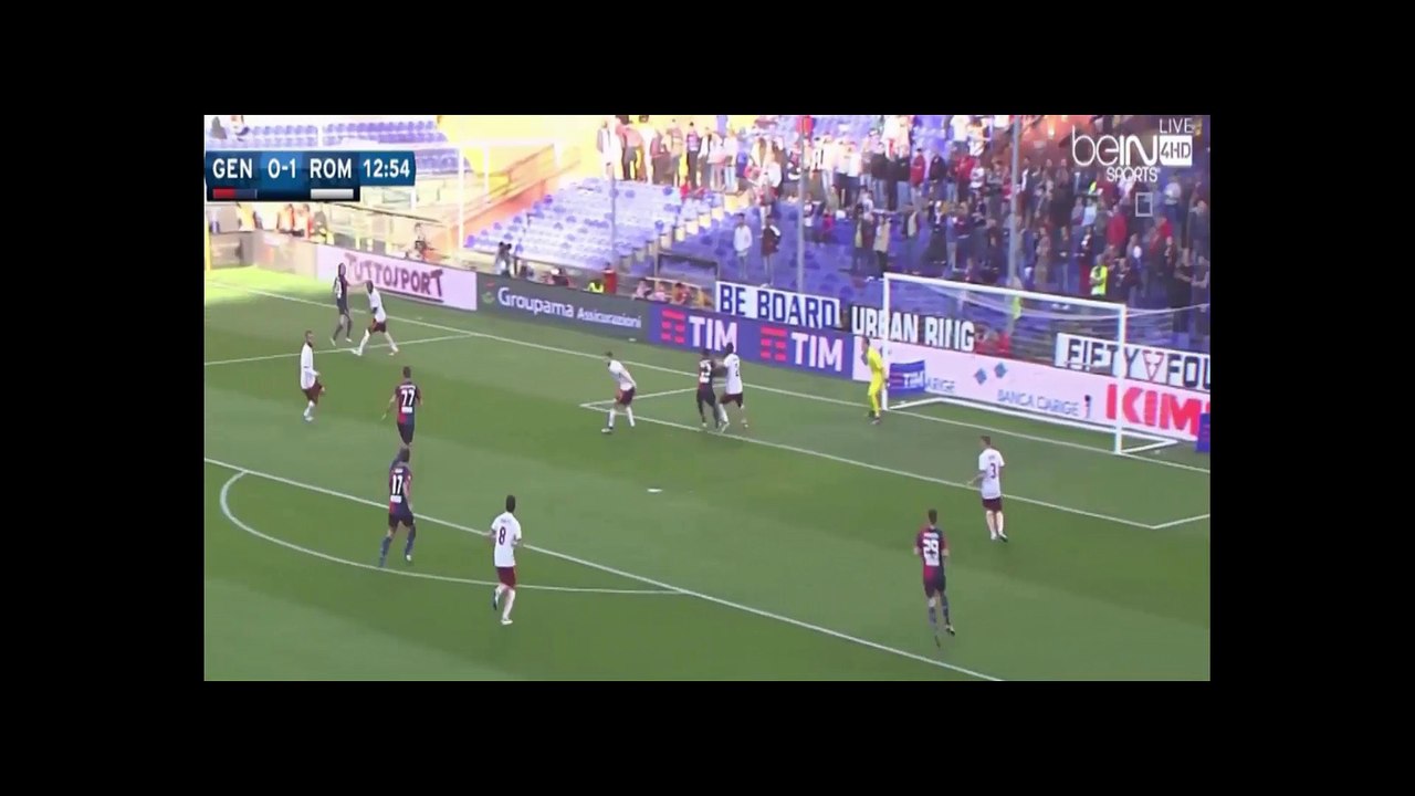 اهداف مباراة روما وجنوي 3-2 الاهداف كاملة ( الدوري الايطالي 2016 ) HD