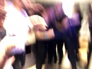 Réaction des joueurs de Leicester après le coup de sifflet final !