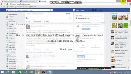 How to you can Unfollow any Followed page on your facebook Account