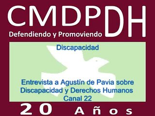 Entrevista a Agustín de Pavia sobre Discapacidad y Derechos Humanos Canal 22
