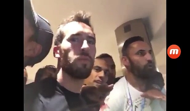 Leicester City players celebration reaction to winning the Premier League at Jamie Vardy House 2016